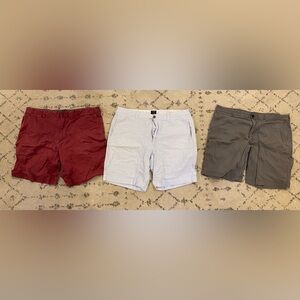 BUNDLE of 3 mens J Crew Shorts